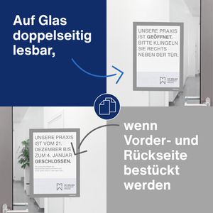 Produktbild für Inforahmen Magnetoplan 1131901 magnetofix, A4