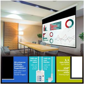 Produktbild für Beamer-Leinwand ESMART Professional MIMOTO