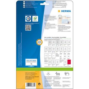 Produktbild für Adressetiketten Herma 8632 Premium, weiß