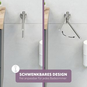 Produktbild für Handtuchhalter Bremermann PIAZZA 9459000, silber