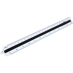 Produktbild für Dreikantmaßstab M+R 716350010 Kunststoff, 30cm