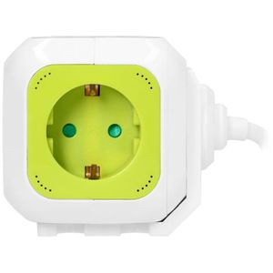 Produktbild für Steckdosenwürfel Orno OR-AE-13144, grün