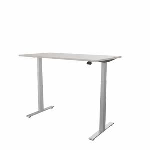 Produktbild für Schreibtisch fm-Büromöbel fouraction lichtgrau / silber