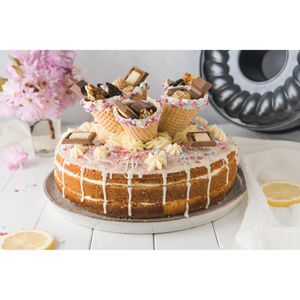 Produktbild für Backform Zenker Black Metallic 6508, Flach- &amp; Rohrboden, Stahl