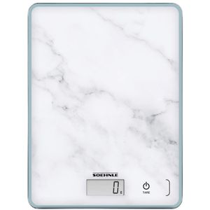 Produktbild für Küchenwaage Soehnle Page Compact 300 Marble, Tara-Funktion,1 g