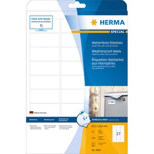 Produktbild für Inkjet-Etiketten Herma 4864, Special, weiß