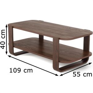 Produktbild für Couchtisch Umbra Bellwood, 1017427-746, aus Holz, braun