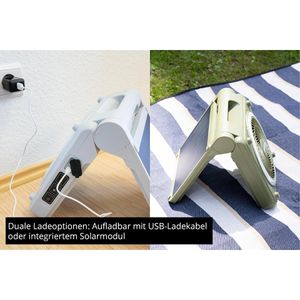 Produktbild für Ventilator Unold 86517, Solarventilator Camping, Ø 20cm