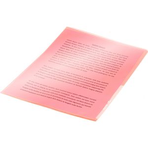 Produktbild für Sichthüllen Leitz 4100-00-25, rot, A4
