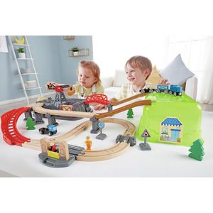 Produktbild für Spielzeugeisenbahn Hape E3764 Eisenbahn-Baukasten