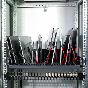 Produktbild für Netzwerkschrank-Fachboden LogiLink SF100B, 34 cm Einbautiefe