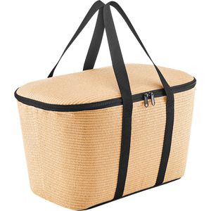 Produktbild für Kühltasche Reisenthel Coolerbag raffia black, faltbar