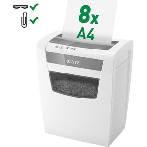 Produktbild für Aktenvernichter Leitz 80360000 IQ Home Office S P4, weiß