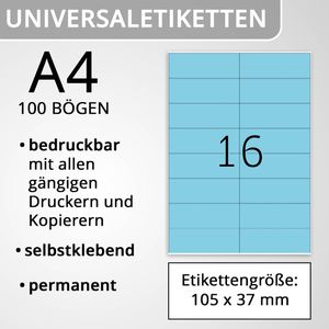 Produktbild für Universaletiketten Herma 4258 Special, blau