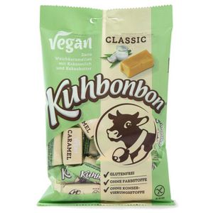 Kuhbonbon Karamellbonbons Caramel Vegan, Weichkaramell, 165g