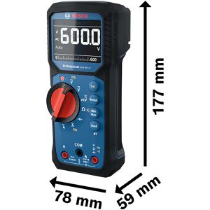 Produktbild für Multimeter Bosch 0601077300, GDM 600-15, digital, TRMS