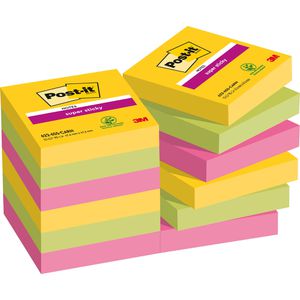 Produktbild für Haftnotizen Post-it Super Sticky Carnival, bunt