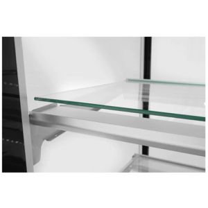 Produktbild für Kühlvitrine Arktic 233375, silber