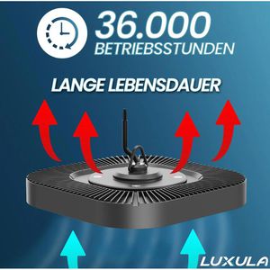 Produktbild für LED-Hallenstrahler Luxula LX500101, 18.000 Lumen