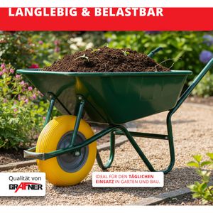 Produktbild für Schubkarrenrad Grafner 4.80/4.00-8, pannensicher Vollgummi