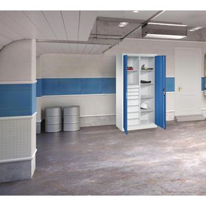 Produktbild für Werkzeugschrank CP-Möbel 8921-305, aus Metall, grau / blau