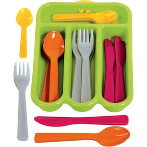 Kinderküchen-Zubehör Gowi Besteckkorb Venedig