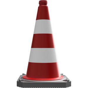 Produktbild für Leitkegel Schake 3L530RS2, Höhe 50cm