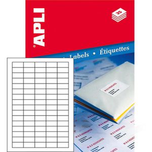 Produktbild für Universaletiketten APLI 10199, weiß