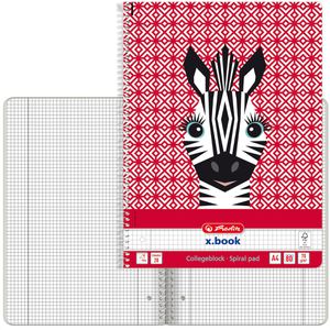 Collegeblock Herlitz Cute Animals - Zebra, 400161812, A4