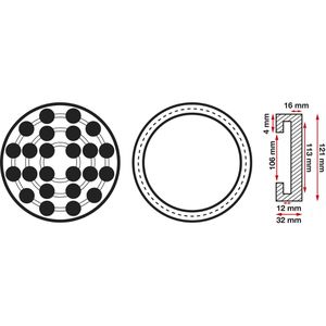 Produktbild für Gummiauflage BGS-technic 6471, für Hebebühne