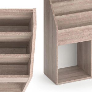 Produktbild für Bücherregal Vicco Luigi, sonoma eiche