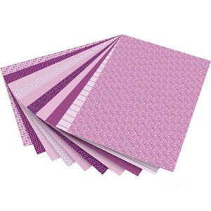 Produktbild für Motivpapier Folia 46349 Basic, rosa, 24 x 34 cm