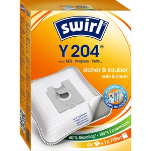 Produktbild für Staubsaugerbeutel Swirl Y 204 MicroPor Plus, mit Ersatzfilter