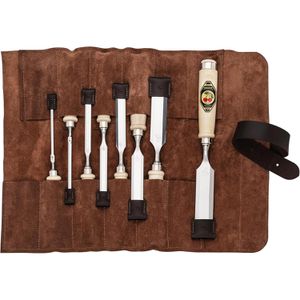 Produktbild für Stechbeitel Kirschen 1131002, handgeschmiedet, 8-teiliges Set
