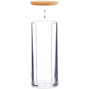 Produktbild für Wattepadspender Relaxdays 10026559, transparent