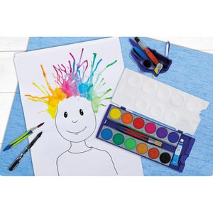 Produktbild für Farbkasten Pelikan 720250, K12, blau
