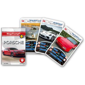 Produktbild für Kartenspiel Piatnik 423918, MegaTrumpf Porsche