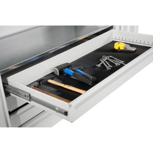 Produktbild für Werkzeugschrank CP-Möbel 8931-503, aus Metall, grau / rot