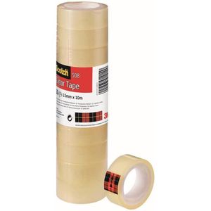 Klebeband Scotch 508, Clear Tape, 15mm x 10m
