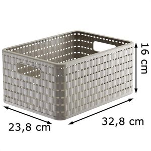 Produktbild für Aufbewahrungskorb Rotho Country A5+, 11L