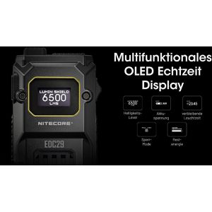 Produktbild für Taschenlampe Nitecore EDC 29, LED, aufladbar
