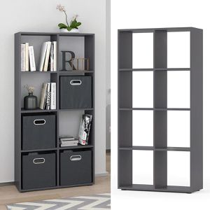 Produktbild für Bücherregal Vicco Scutum, grau
