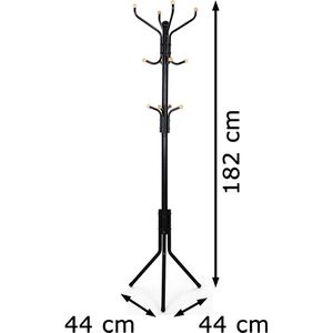 Produktbild für Garderobenständer Songmics RCR19B, schwarz