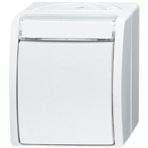 Lichtschalter Busch-Jaeger Ocean, 2601/6 WN-54, alpinweiß