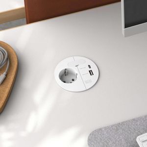 Produktbild für Einbausteckdose Bachmann Loop, mit 2 m Kabel