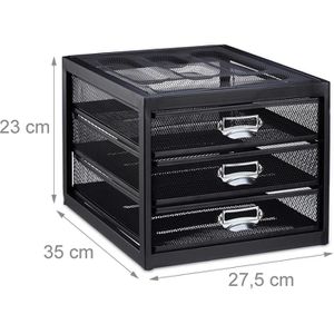 Produktbild für Schubladenbox Relaxdays A4