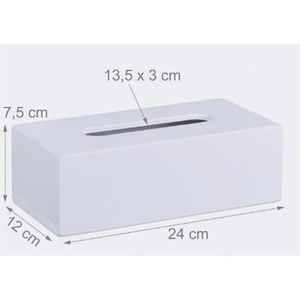 Produktbild für Taschentuchbox Relaxdays 10023252, aus Bambus