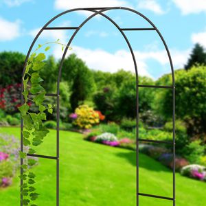 Produktbild für Rosenbogen Relaxdays 10018871, schwarz