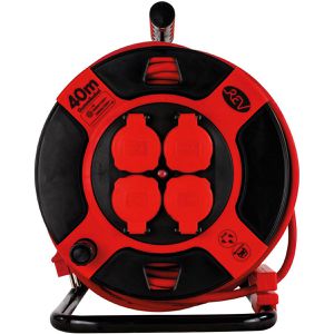 Produktbild für Kabeltrommel REV-Ritter rot, für außen IP44