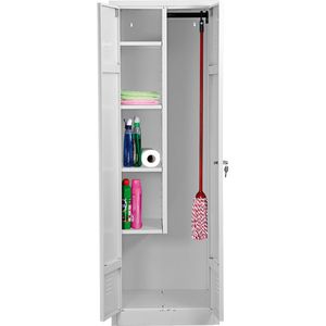 Mehrzweckschrank G-Office CLC/HD.1860, abschließbar, weiß